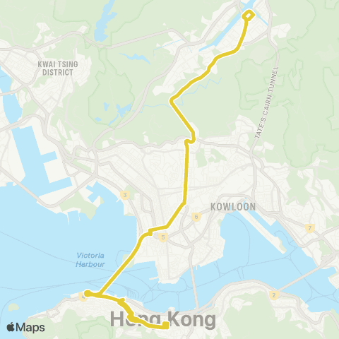 Citybus City One Shatin - Central map