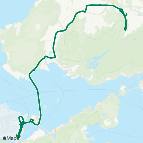 Kowloon Motor Bus Kam Sheung Rd Sta - Airport (Ground TC) map