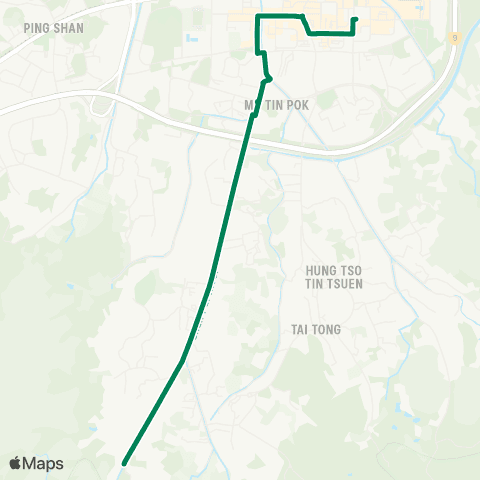 Green Minibus Nt - 39 map