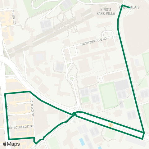Green Minibus Kln - 80m map