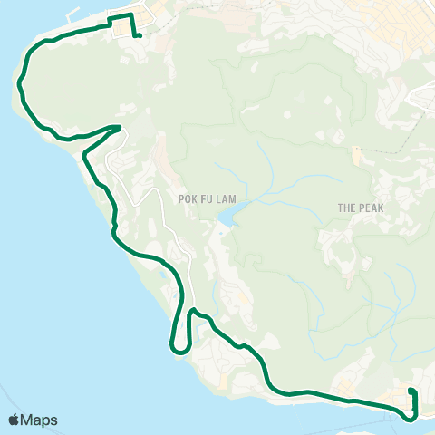 Green Minibus Hki - 58 map