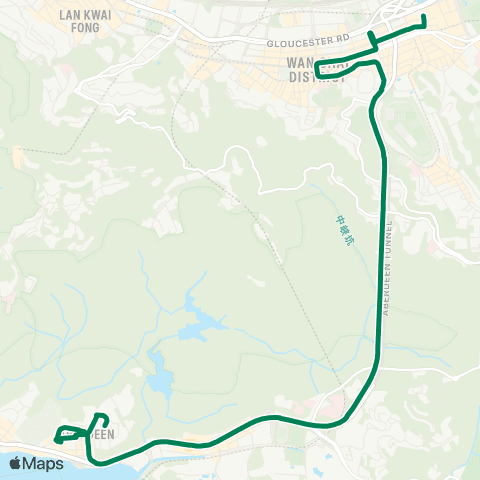 Green Minibus Hki - 4a map