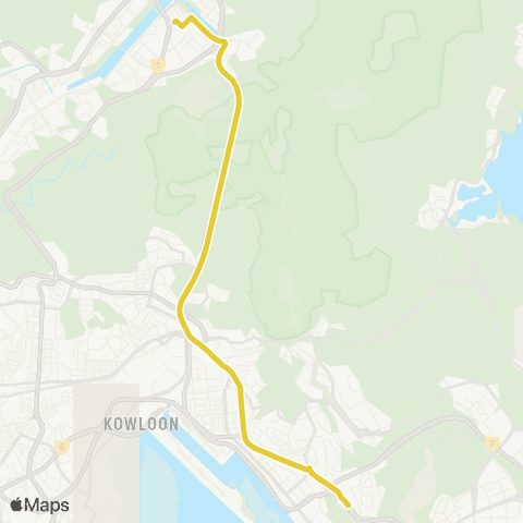 Citybus City One Shatin - Lam Tin Station map