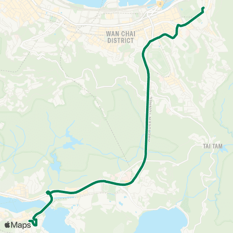 Green Minibus Hki - 39m map