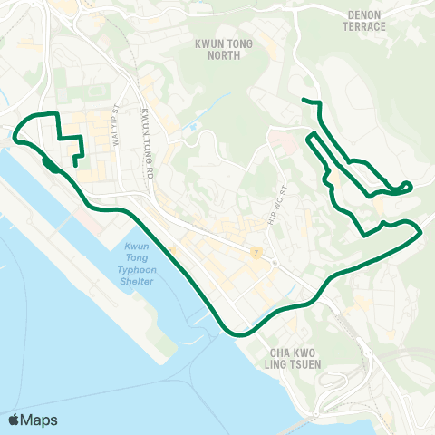 Green Minibus Kln - 89b map