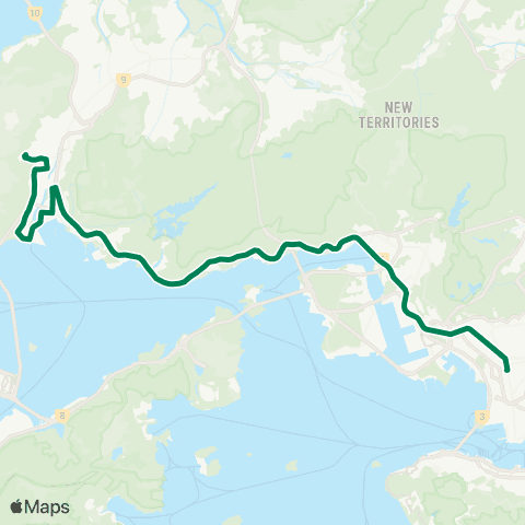 Green Minibus Nt - 48s map