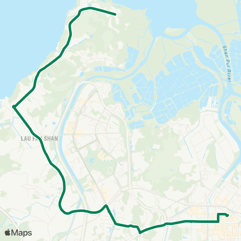 Green Minibus Nt - 35 map