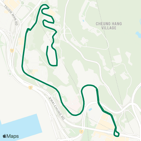 Green Minibus Nt - 90m map