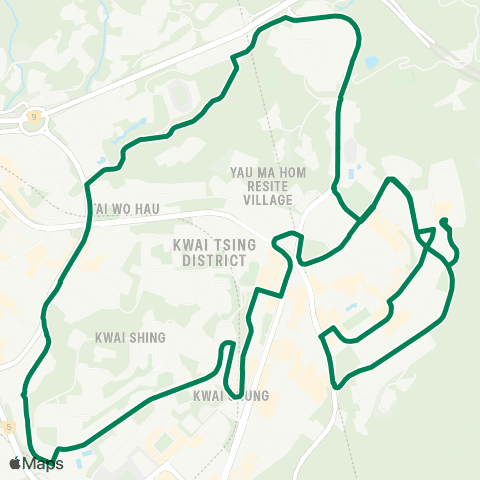Green Minibus Nt - 406 map
