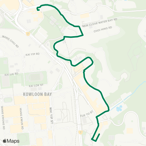 Green Minibus Kln - 83m map