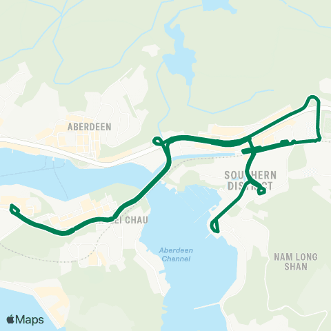 Green Minibus Hki - 29 map