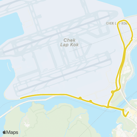 Citybus Ngong Ping 360 - Tung Chung Cable Car Sta - Ngong Ping 360 - Tung Chung Cable Car Sta map