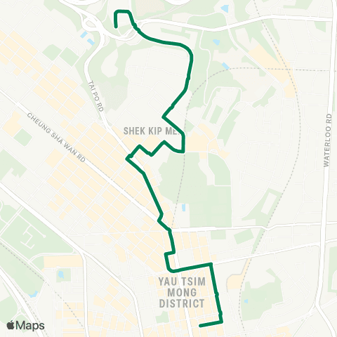 Green Minibus Kln - 30a map