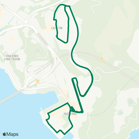 Green Minibus Kln - 24 map