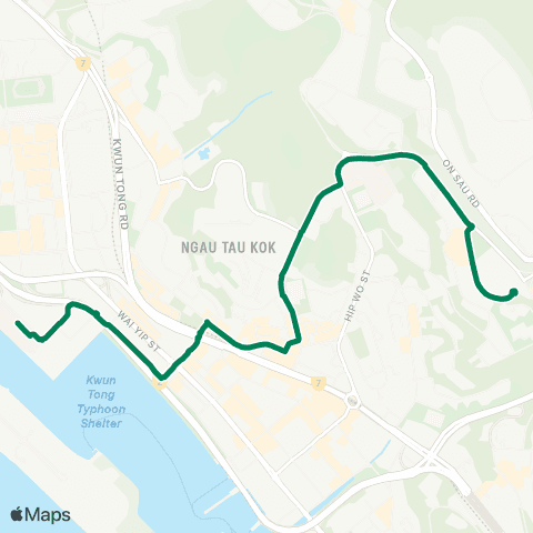 Green Minibus Kln - 90b map
