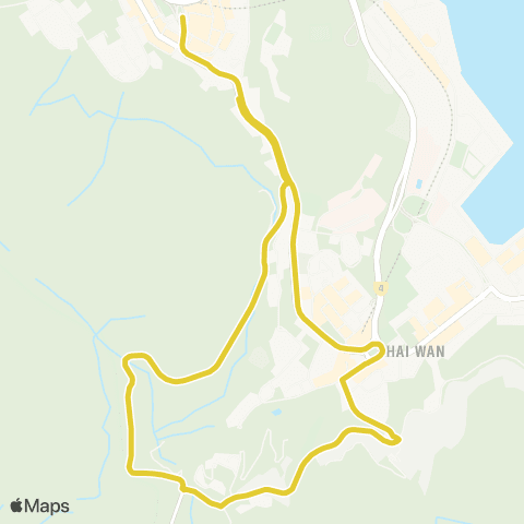 Citybus Shau Kei Wan - Shau Kei Wan map
