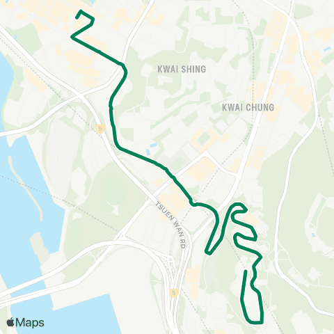 Green Minibus Nt - 91 map