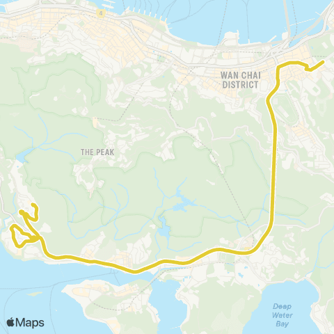 Citybus Causeway Bay (Central Library) - Causeway Bay (Central Library) map