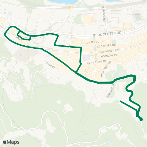 Green Minibus Hki - 24a map