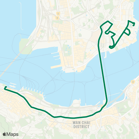 Kowloon Motor Bus Laguna Verde - Central (Macao Ferry) map