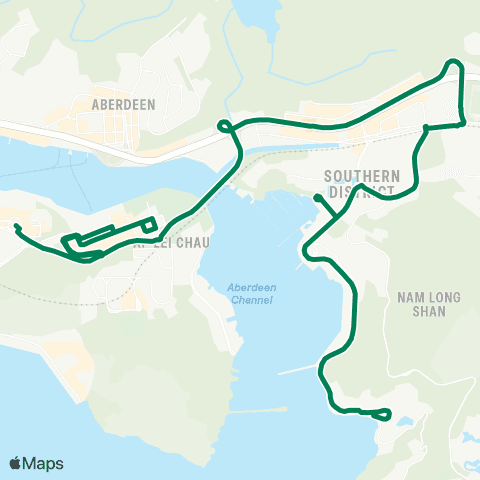 Green Minibus Hki - 29a map