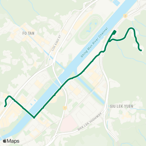 Green Minibus Nt - 67k map