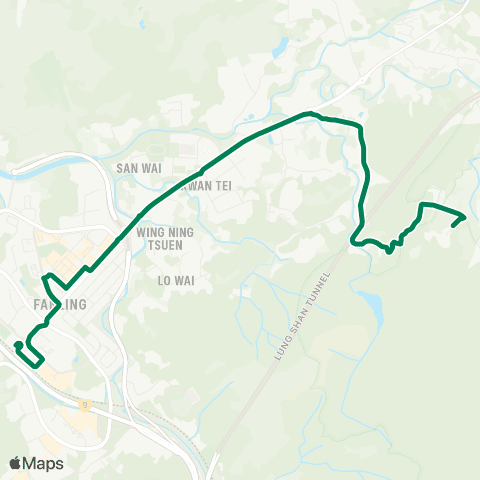 Green Minibus Nt - 52b map
