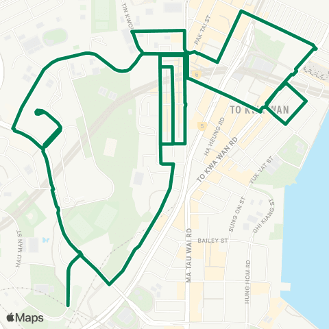 Green Minibus Kln - 28ms map