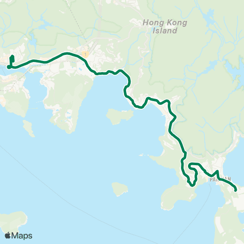 Green Minibus Hki - 52 map