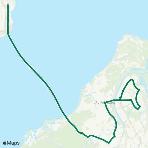 Green Minibus Nt - 618 map