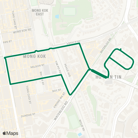 Green Minibus Kln - 5m map