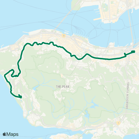 Green Minibus Hki - 10 map
