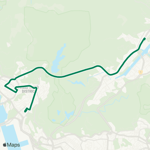 Kowloon Motor Bus Shatin Race Course - Kwai Fong Station map