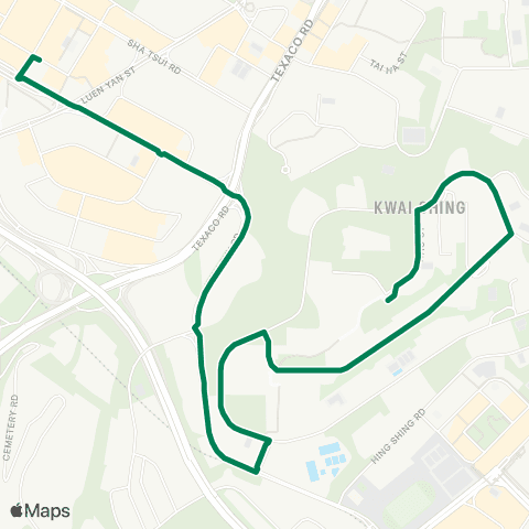 Green Minibus Nt - 98 map