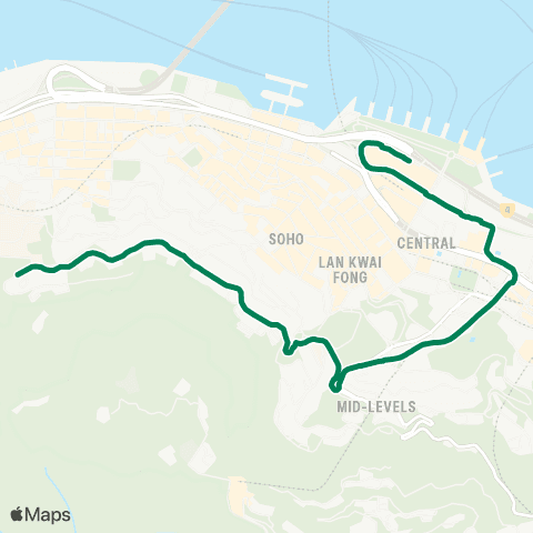 Green Minibus Hki - 3a map