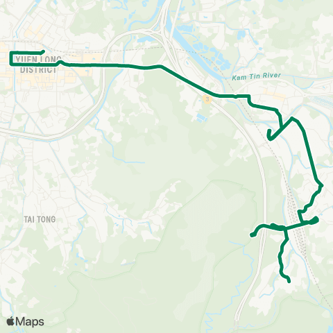 Green Minibus Nt - 71 map