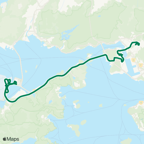 Kowloon Motor Bus Kwai Chung Estate - Airport (Ground TC) map