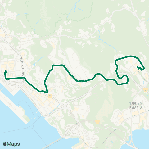 Green Minibus Nt - 106 map