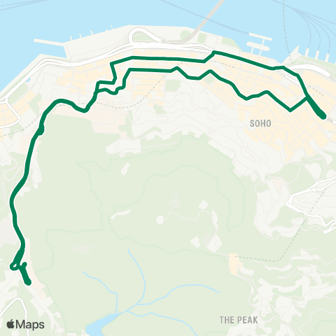 Green Minibus Hki - 55 map