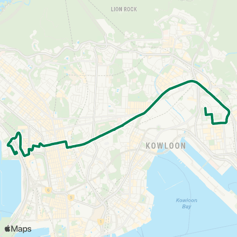 Green Minibus Kln - 46 map