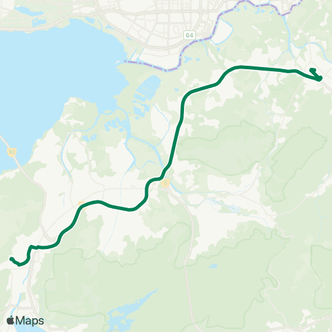 Green Minibus Nt - 44a1 map