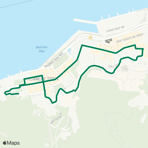 Green Minibus Hki - 13 map