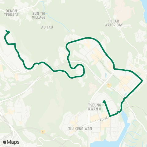 Green Minibus Nt - 117a map