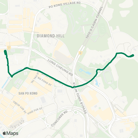 Green Minibus Kln - 79m map