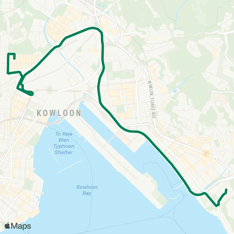 Green Minibus Kln - 69 map