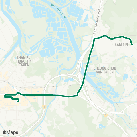 Green Minibus Nt - 603 map