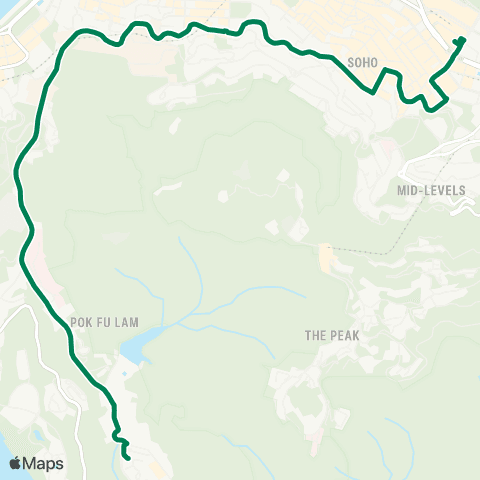 Green Minibus Hki - 22 map