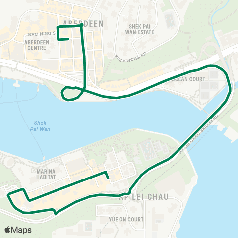 Green Minibus Hki - 27 map