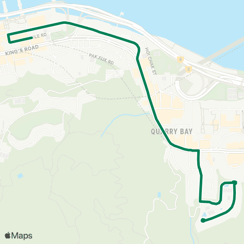 Green Minibus Hki - 33 map