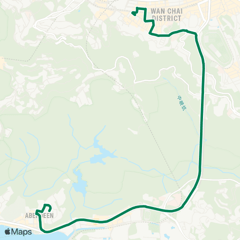 Green Minibus Hki - 35m map